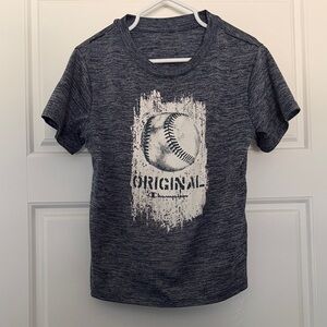 Champion Kids Gray Baseball Graphic Tee